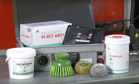 Solvent-free tyre repairs with REMA TIP TOP M-RCF system
